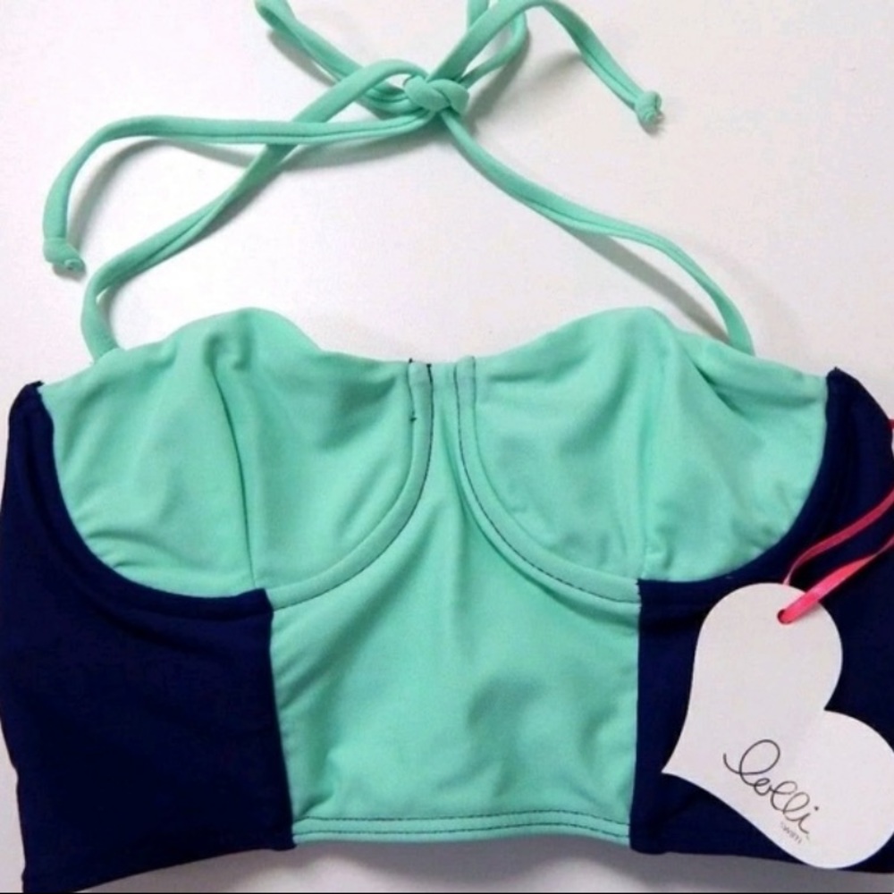 Lolli Long line bustier bikini top